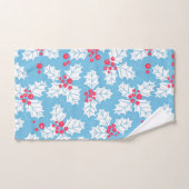 Beurre creux sur bleu (Serviette à main)