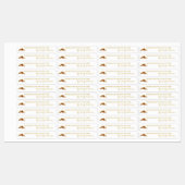 Beurre d'arachide fait maison Étiquette mince (Feuille)