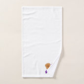 Beurre d'arachide mignonne et gelée (Serviette à main)