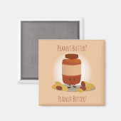 Beurre d'arachide mignonne | Magnet (Recto/Verso)