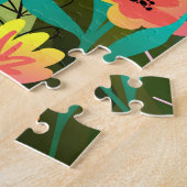 Beurre de chat mignon Fleurs Puzzle (Côté)