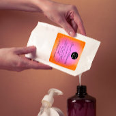 Beurre de logo Étiquette de produit de savon cosmé