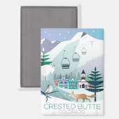 Beurre de poitrine, Aimant de réfrigérateur du Col (Recto/Verso)