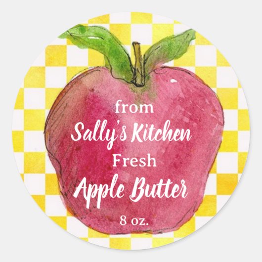 Beurre De Pomme De La Cuisine Du Étiquette De Prod (Devant)