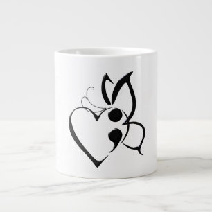 Beurre de sensibilisation au suicide Mug de coeur 