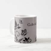 Beurre d'ébène Mug Floral (Devant gauche)