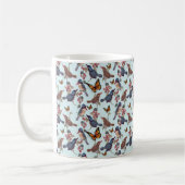 Beurre d'oiseaux Mug florale (Gauche)