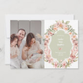 Beurre enchanté Jardin Faire-part bébé (Devant)