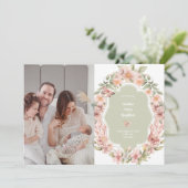 Beurre enchanté Jardin Faire-part bébé (Debout devant)