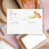 Beurre ensemble douche nuptiale - Carte de recette