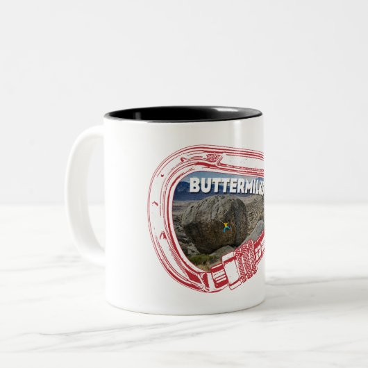 Beurre Escalade Carabiner Mug (Devant gauche)