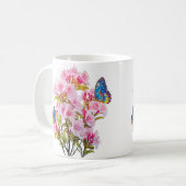 Beurre fleurit café Mug (Devant gauche)