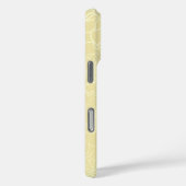 Beurre jaune floral Script iPhone / coque ipad (Verso / Droite)