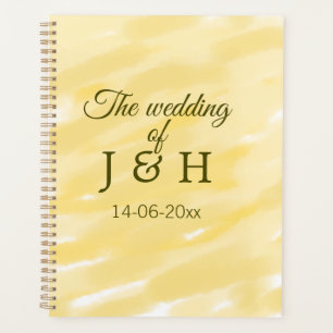Beurre jaune pastel le mariage du nom de couple le