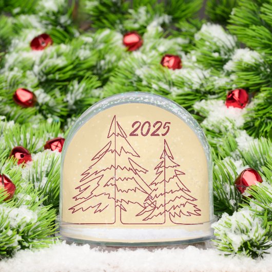 Beurre Jaune Profond Rouge Graphique Photo Yearly (Noël)