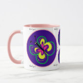 Beurre Joyeux Fêtes Merci café Mug (Gauche)