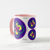 Beurre Joyeux Fêtes Merci café Mug (Devant gauche)