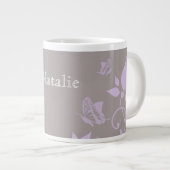 Beurre Lilac floral Jumbo Mug (Devant droit)