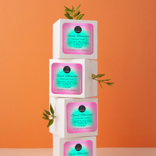 Beurre Logo Soap cosmétique Étiquette de produit P