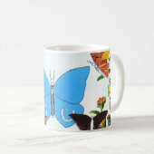 Beurre mignon Collage & Mug Fleur sauvage (Devant droit)