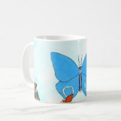 Beurre mignon Collage & Mug Fleur sauvage (Devant gauche)