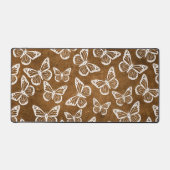 Beurre mignon Élégant Motif chic Brown blanc (Recto)