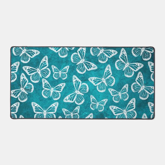 Beurre mignon Élégant Motif Plutôt blanc Turquoise (Recto)