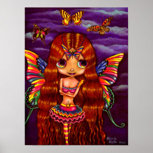 Beurre mignon Fairy Queen poupée Gros yeux Poster