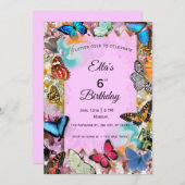 Beurre mignon Invitation d'anniversaire (Devant / Derrière)