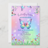 Beurre mignon Invitation d'anniversaire pour fille (Devant)