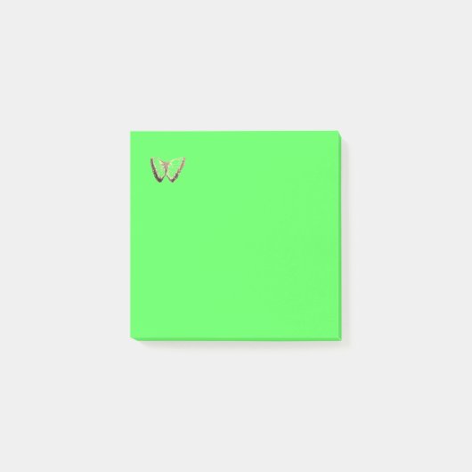 Beurre mûr design vert clair Post-it Notes (Devant)