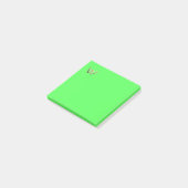 Beurre mûr design vert clair Post-it Notes (Incliné)