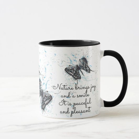 Beurre noir thé café blanc Mug (Droite)