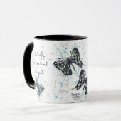 Beurre noir thé café blanc Mug (Devant gauche)