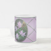 Beurre-papillon Lilac - Mugs de fleurs personnalis (Devant gauche)