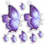 Beurre pourpre Sticker décoratif en vinyle personn (Devant)