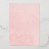Beurre Quince Invitations Blush Floral (Verso)