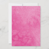 Beurre rose chaud espagnol Quinceanera Invitations (Dos)