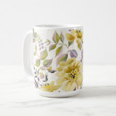 Beurre Rose sauvage jaune Mug (Devant gauche)