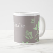 Beurre vert floral Jumbo Mug (Devant droit)