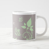 Beurre vert floral Jumbo Mug (Droite)