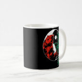 Beurs Bull Beer Ying Yang Stonks Balans In Koffiemok (Voorkant rechts)