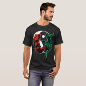 Beurs Bull Beer Ying Yang Stonks Balans In T-shirt (Voorkant volledig)