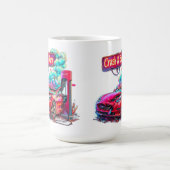 Beurs Crash & Burn, EV Elon Musk bijv. Koffiemok (Center)