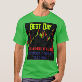 Beurs Kandelaar Grafiek Beste Daghandelaar T-shirt