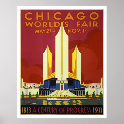  beurs van Chicago in 1933 Poster (Voorkant)