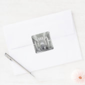 Beurs Vierkante Sticker (Envelop)
