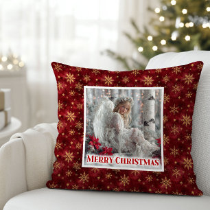 Bevallige engel rood goud kinderkamer decor beste kussen