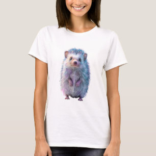 Bevallige Pastel Waterverf Egeltjes Vrouwen T-shirt