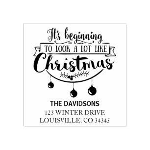 Bevallige uitstraling lijkt erg op kersttypografie rubberstempel